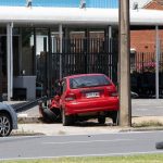 ‘Road safety’ Ad Gone Wrong: SAPOL Clowns Crash Car Into Shop Fence