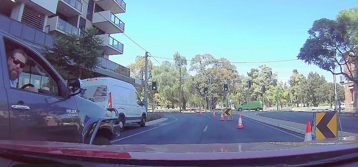 sapol cop daryl wayne mundy yelling at driver whose car he hit